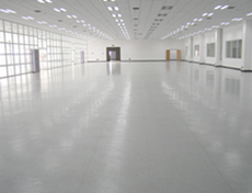 化妝品廠PVC膠地板案例