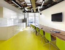 餐廳pvc地板工程案例