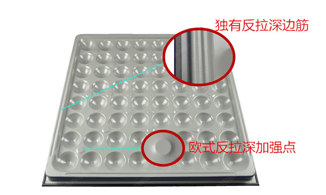 全鋼防靜電地板背面圖